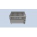 Печка с 6 газови котлона и MAXI ел. фурна, Линия 80, GS_S_M_G120080/EOMax