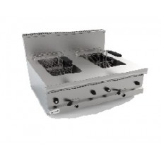 Професионален газов фритюрник 2x7л., P7/FRG2V8