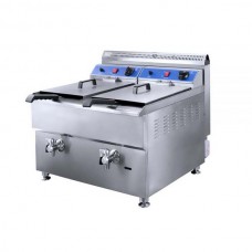 Професионален електрически фритюрник 2х18 л., HEF-780