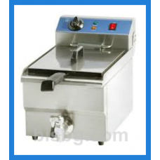 Професионален електрически фритюрник 1х8 л., EF-101V, код 10803