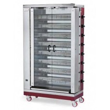 Газов грил за пилета с 8 въртящи шиша, G8S, код 11105