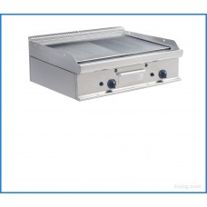Газова скара гладко-оребрена-две зони, л.70-LADY, L7/KTG2BВМK, код 04924