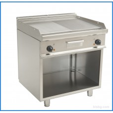 Газова скара гладко-оребрена-две зони, л.90-LADY,  LQ/FTG4BAMK