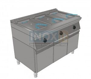 Електрически фритюрник INOXit 3x12 л; EF7-312