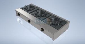 Газов котлон с 3 горелки 3х7KW