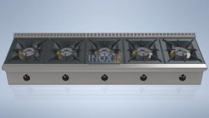 Газов котлон с 5 горелки - линия 60