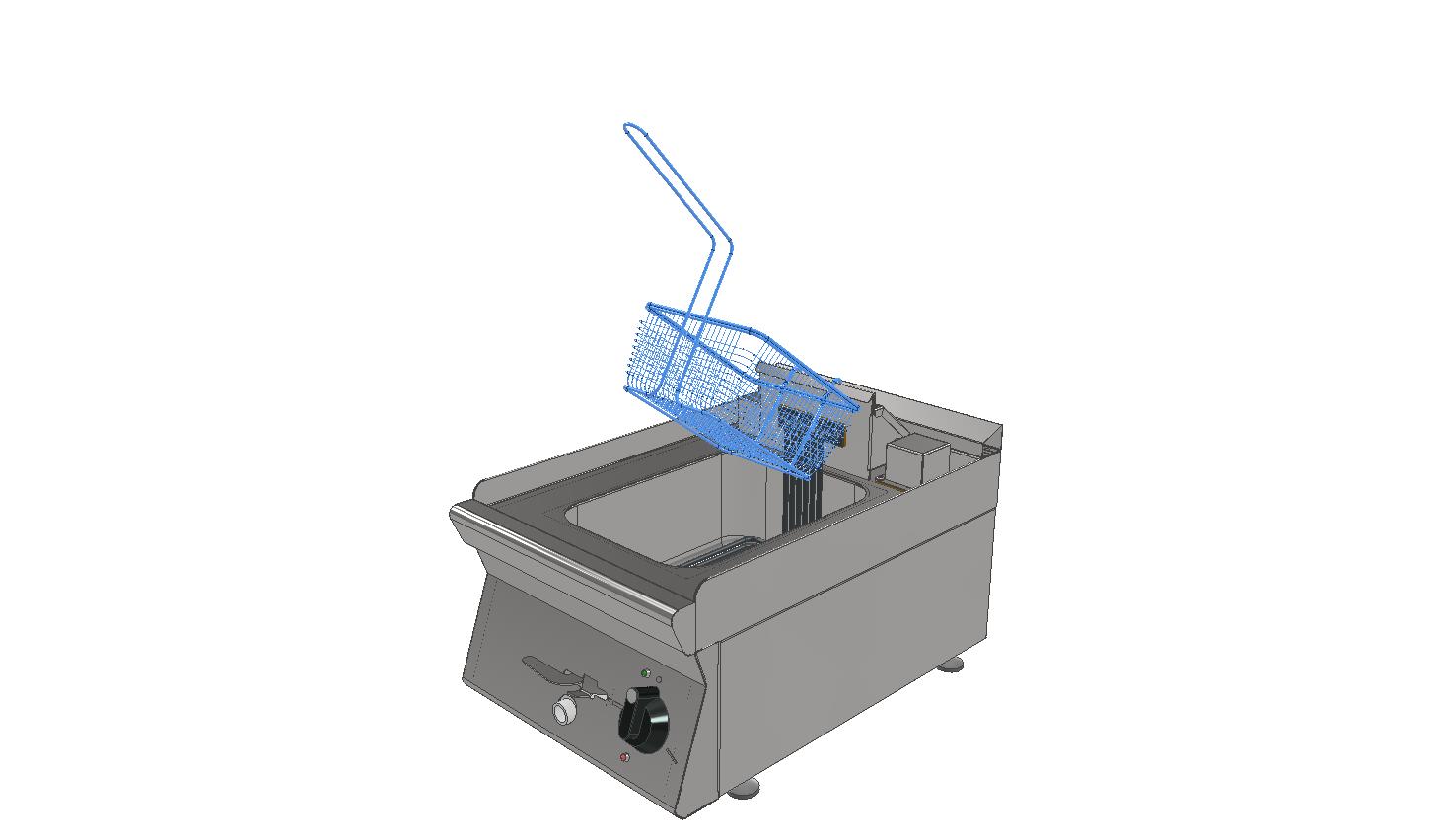 Електрически фритюрник INOXit 1×10 л, EF7-110 - Image 4